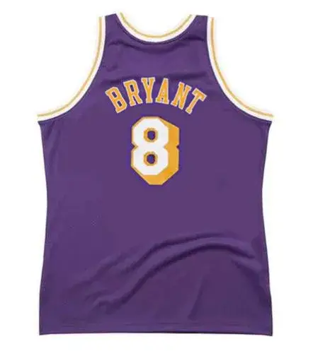 KOBE BRYANT Los Angeles Lakers 1997 Away Throwback NBA Basketball Jersey 