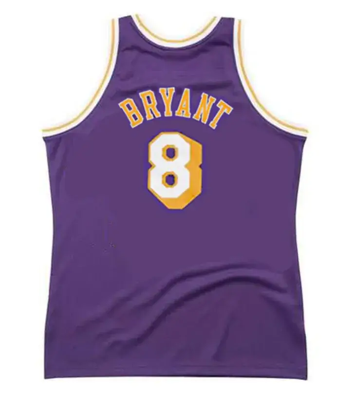 KOBE BRYANT Los Angeles Lakers 1997 Away Throwback NBA Basketball Jersey 