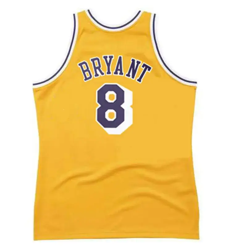KOBE BRYANT Los Angeles Lakers 1997 Home Throwback NBA Basketball Jersey 