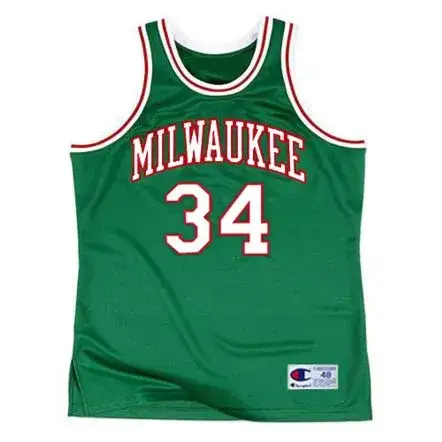 GIANNIS ANTETOKOUNMPO Milwaukee Bucks 1970’s NBA Throwback Basketball Jersey
