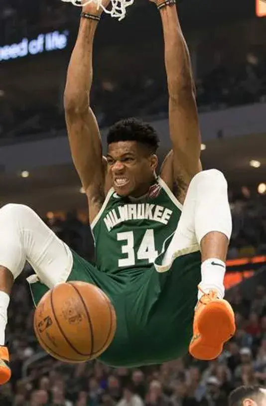 GIANNIS ANTETOKOUNMPO Milwaukee Bucks 1970’s NBA Throwback Basketball Jersey 