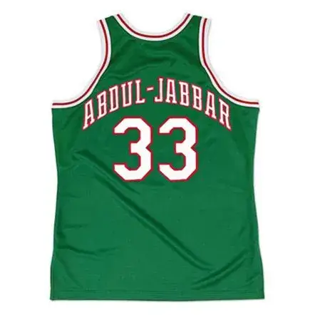 KAREEM ABDUL-JABBAR Milwaukee Bucks 1973 NBA Throwback Basketball Jersey 