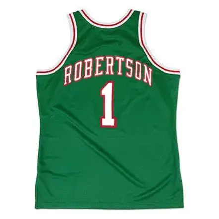 OSCAR ROBERTSON Milwaukee Bucks 1973 NBA Throwback Basketball Jersey 