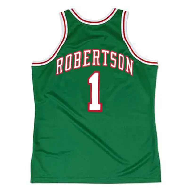 OSCAR ROBERTSON Milwaukee Bucks 1973 NBA Throwback Basketball Jersey 