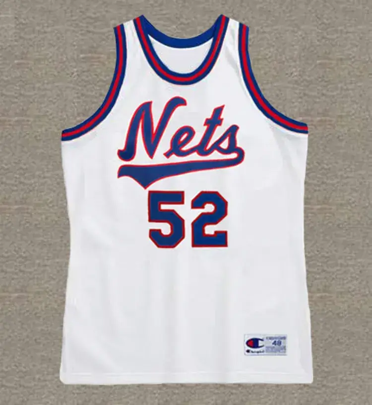 BUCK WILLIAMS New Jersey Nets 1983 Throwback NBA Basketball Jersey