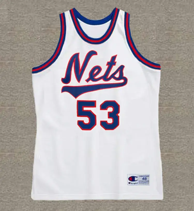 DARRYL DAWKINS New Jersey Nets 1983 Throwback NBA Basketball Jersey