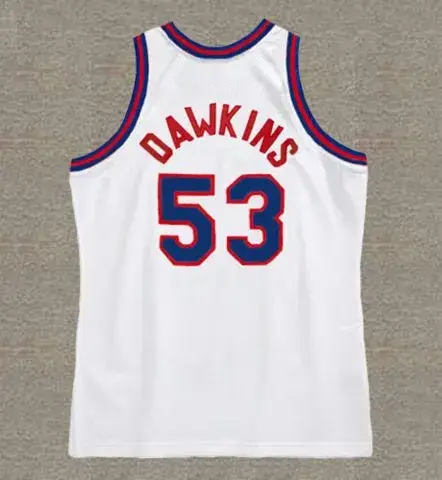 DARRYL DAWKINS New Jersey Nets 1983 Throwback NBA Basketball Jersey 