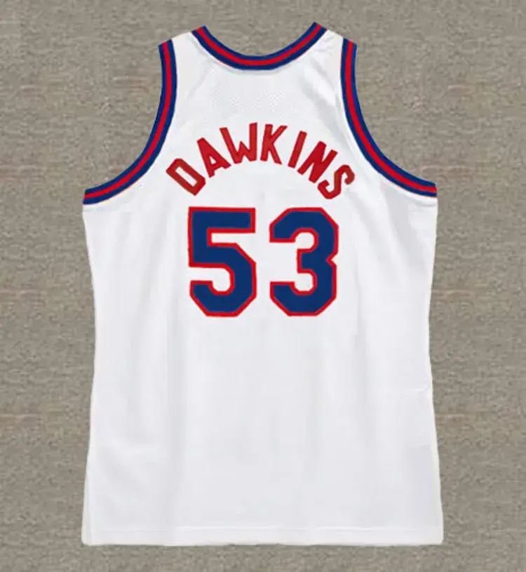 DARRYL DAWKINS New Jersey Nets 1983 Throwback NBA Basketball Jersey 