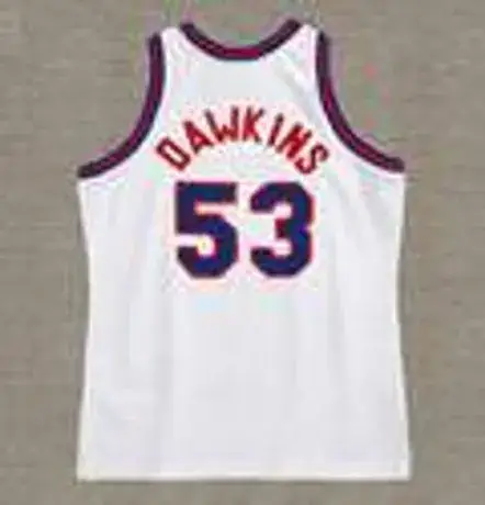 DARRYL DAWKINS New Jersey Nets 1983 Throwback NBA Basketball Jersey 