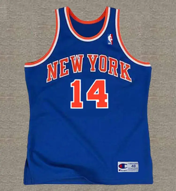 ANTHONY MASON New York Knicks 1992 Throwback NBA Basketball Jersey