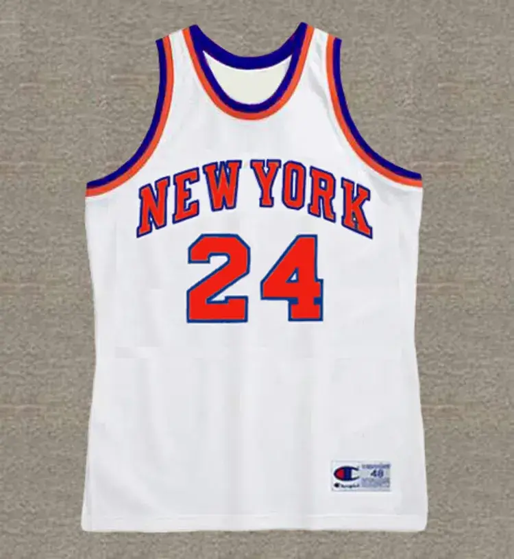 BILL BRADLEY New York Knicks 1973 Home Throwback NBA Basketball Jersey