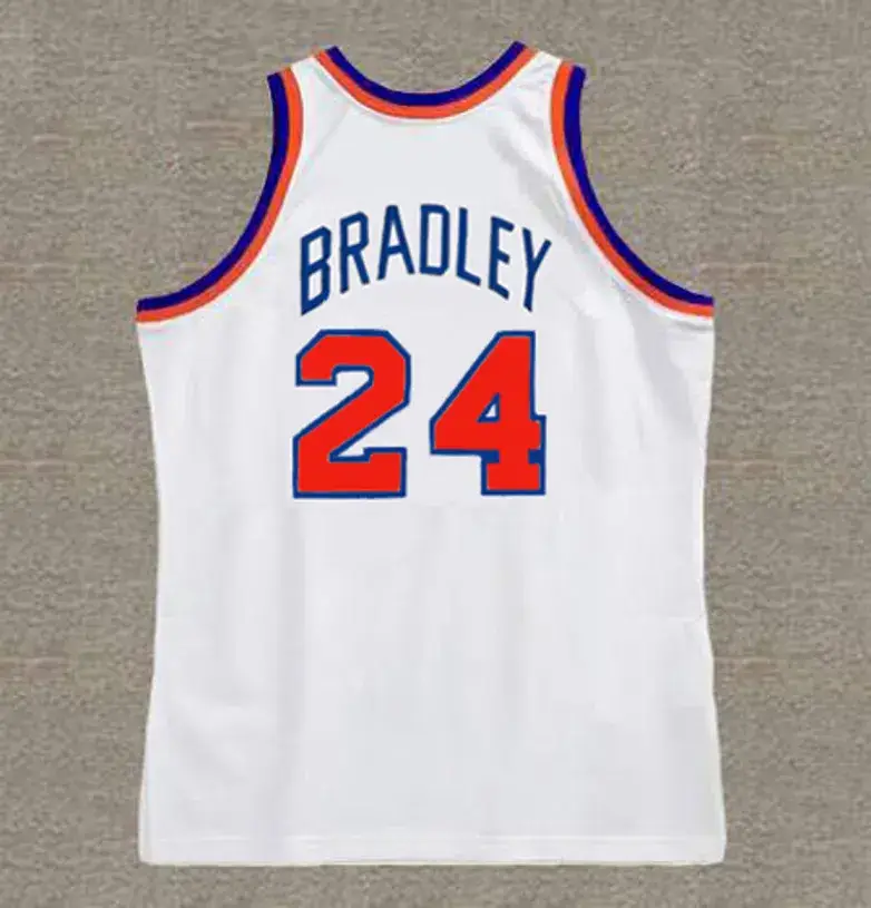 BILL BRADLEY New York Knicks 1973 Home Throwback NBA Basketball Jersey 