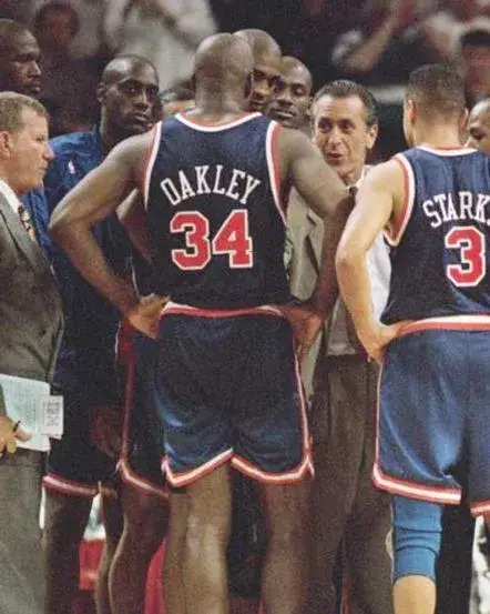 CHARLES OAKLEY New York Knicks 1993 Throwback NBA Basketball Jersey 