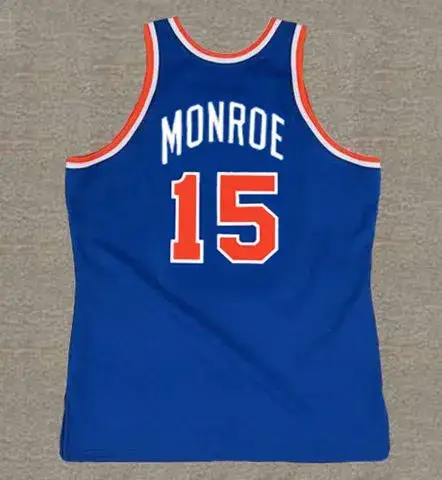 EARL MONROE New York Knicks 1973 Away Throwback NBA Basketball Jersey 