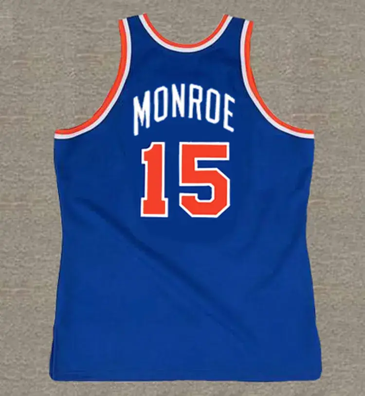 EARL MONROE New York Knicks 1973 Away Throwback NBA Basketball Jersey 
