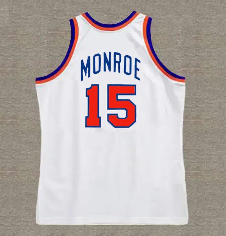 EARL MONROE New York Knicks 1973 Home Throwback NBA Basketball Jersey 