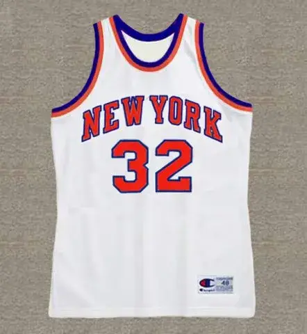 JERRY LUCAS New York Knicks 1973 Home Throwback NBA Basketball Jersey
