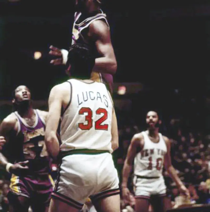 JERRY LUCAS New York Knicks 1973 Home Throwback NBA Basketball Jersey 