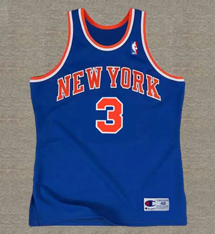 JOHN STARKS New York Knicks 1992 Throwback NBA Basketball Jersey