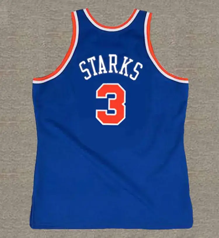 JOHN STARKS New York Knicks 1992 Throwback NBA Basketball Jersey 