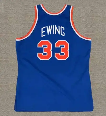 PATRICK EWING New York Knicks 1985 “Rookie” Throwback NBA Basketball Jersey 