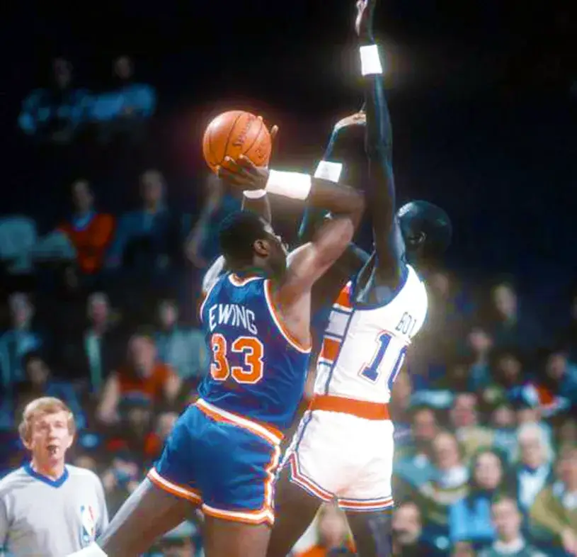 PATRICK EWING New York Knicks 1985 “Rookie” Throwback NBA Basketball Jersey 