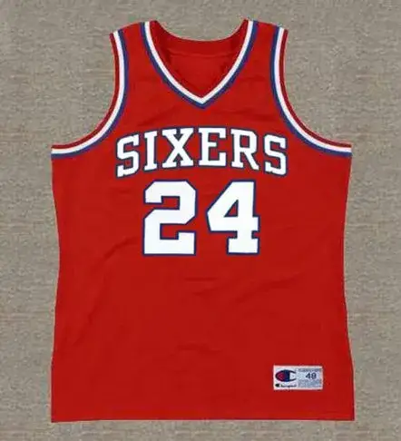 BOBBY JONES Philadelphia 76ers 1983 Throwback NBA Basketball Jersey
