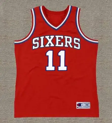 CALDWELL JONES Philadelphia 76ers 1980 Throwback NBA Basketball Jersey