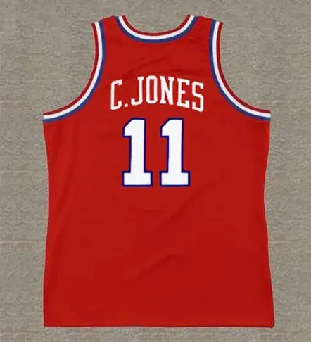 CALDWELL JONES Philadelphia 76ers 1980 Throwback NBA Basketball Jersey 
