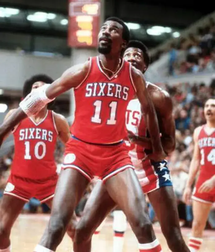 CALDWELL JONES Philadelphia 76ers 1980 Throwback NBA Basketball Jersey 