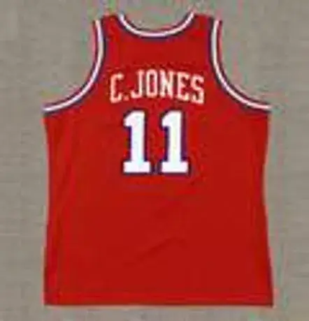CALDWELL JONES Philadelphia 76ers 1980 Throwback NBA Basketball Jersey 