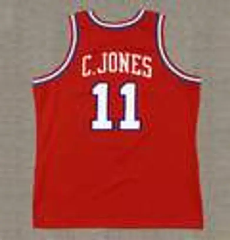 CALDWELL JONES Philadelphia 76ers 1980 Throwback NBA Basketball Jersey 