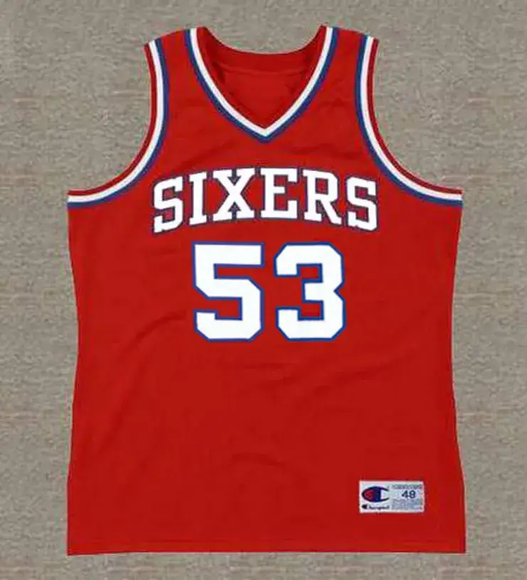 DARRYL DAWKINS Philadelphia 76ers 1980 Throwback NBA Basketball Jersey