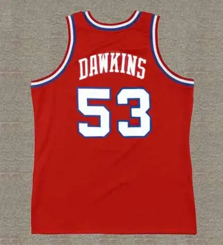DARRYL DAWKINS Philadelphia 76ers 1980 Throwback NBA Basketball Jersey 