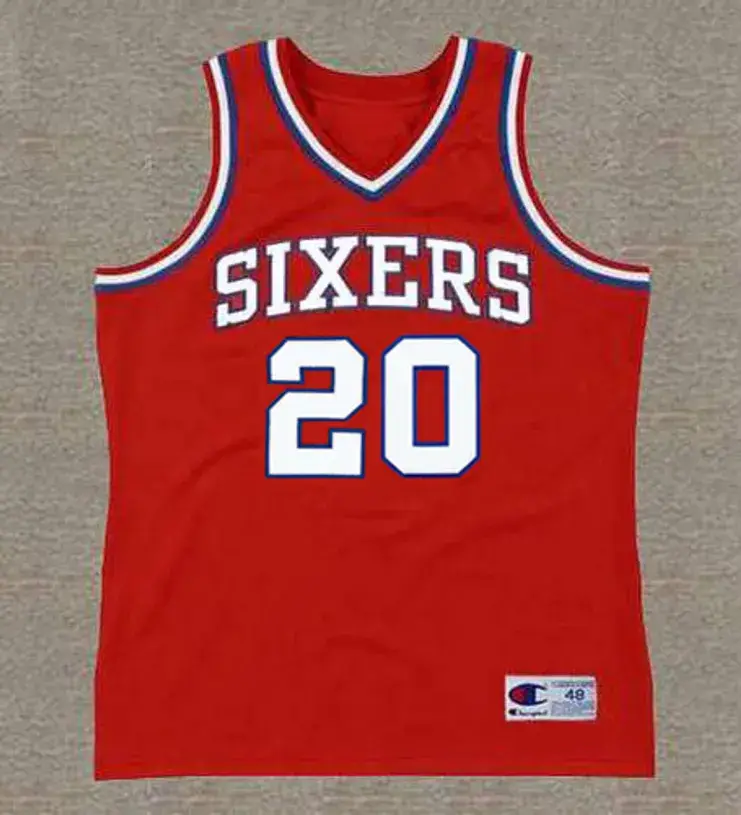 DOUG COLLINS Philadelphia 76ers 1980 Throwback NBA Basketball Jersey