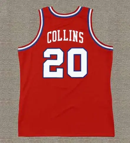 DOUG COLLINS Philadelphia 76ers 1980 Throwback NBA Basketball Jersey 