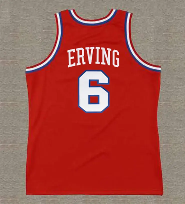 JULIUS ERVING Philadelphia 76ers 1983 Throwback NBA Basketball Jersey 