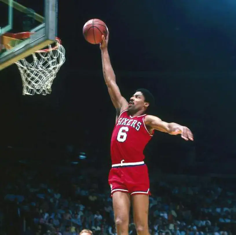 JULIUS ERVING Philadelphia 76ers 1983 Throwback NBA Basketball Jersey 