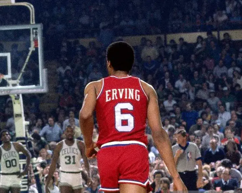 JULIUS ERVING Philadelphia 76ers 1983 Throwback NBA Basketball Jersey 