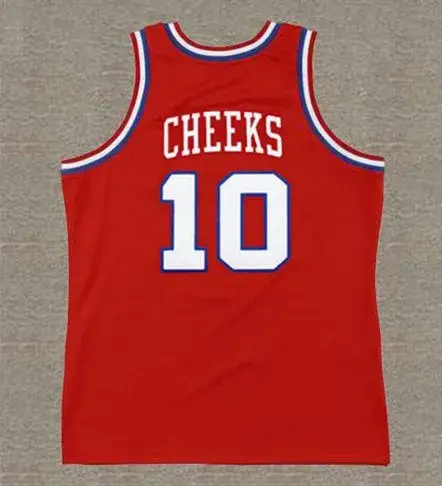 MAURICE CHEEKS Philadelphia 76ers 1983 Throwback NBA Basketball Jersey 