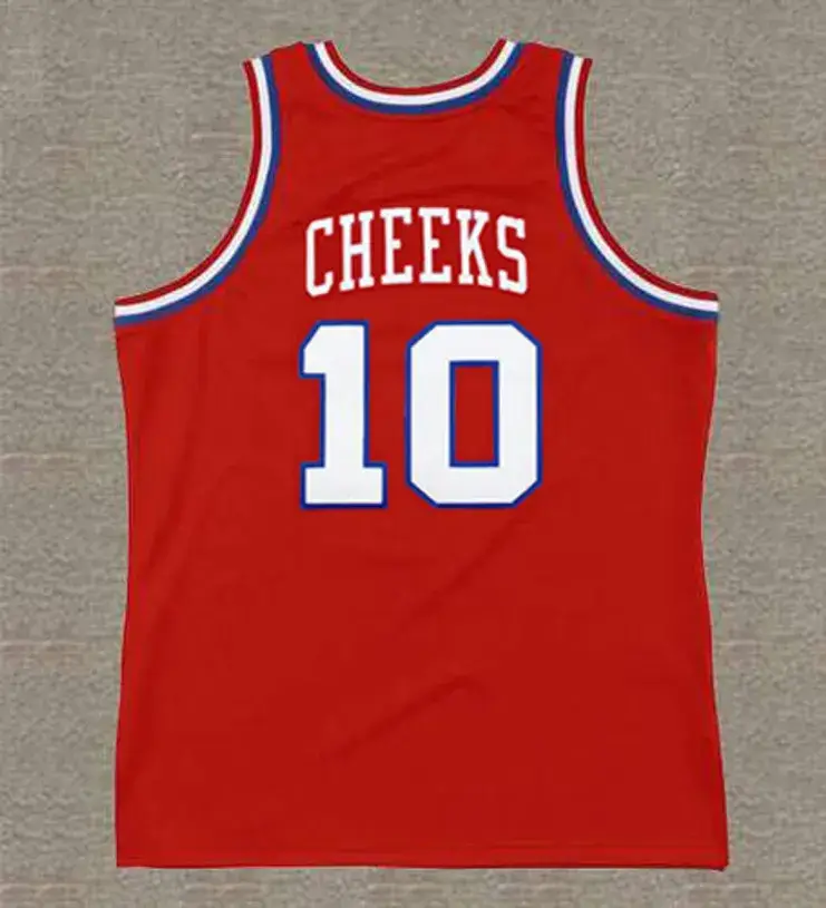 MAURICE CHEEKS Philadelphia 76ers 1983 Throwback NBA Basketball Jersey 