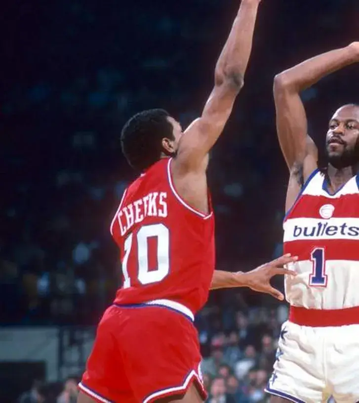 MAURICE CHEEKS Philadelphia 76ers 1983 Throwback NBA Basketball Jersey 