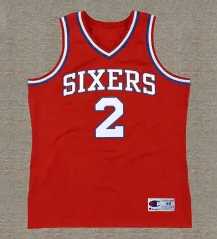 MOSES MALONE Philadelphia 76ers 1983 Throwback NBA Basketball Jersey