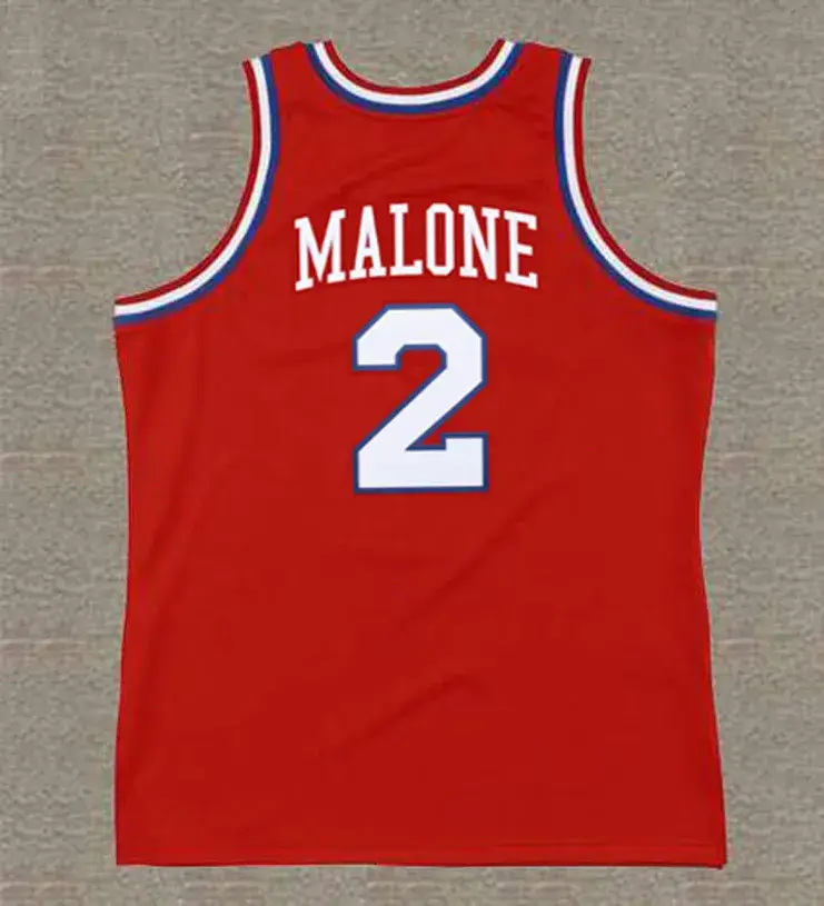 MOSES MALONE Philadelphia 76ers 1983 Throwback NBA Basketball Jersey 