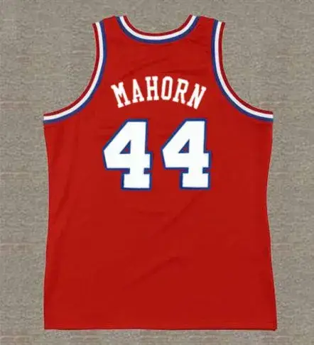 RICK MAHORN Philadelphia 76ers 1990 Throwback NBA Basketball Jersey 