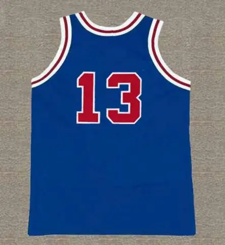 WILT CHAMBERLAIN Philadelphia 76ers 1966 Throwback NBA Basketball Jersey
