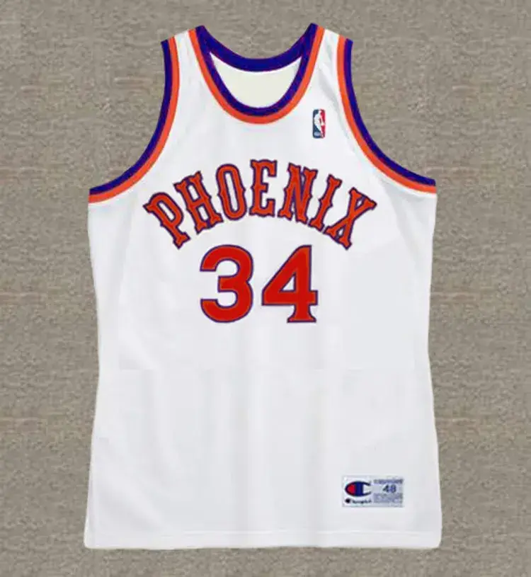 CHARLES BARKLEY Phoenix Suns 1992 Home Throwback NBA Basketball Jersey