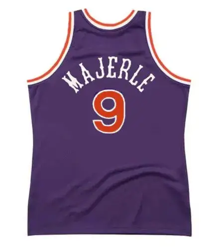 DAN MAJERLE Phoenix Suns 1992 Away Throwback NBA Basketball Jersey 