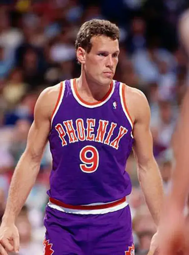 DAN MAJERLE Phoenix Suns 1992 Away Throwback NBA Basketball Jersey 