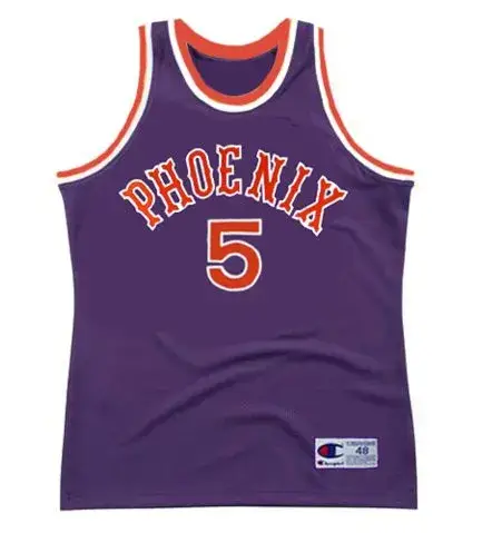 DICK VAN ARSDALE Phoenix Suns 1976 Away Throwback NBA Basketball Jersey